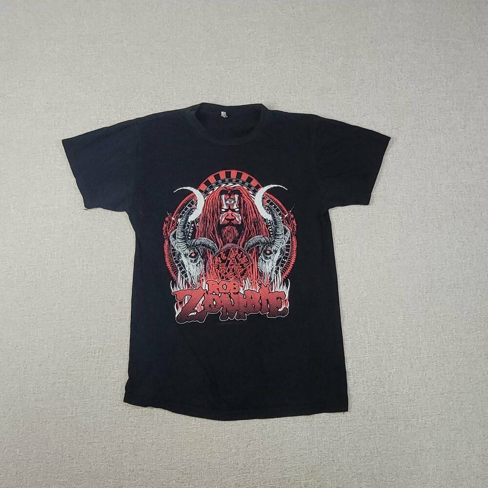Zuni Rob Zombie Black Band Tee - Size Small - Excellent Condition